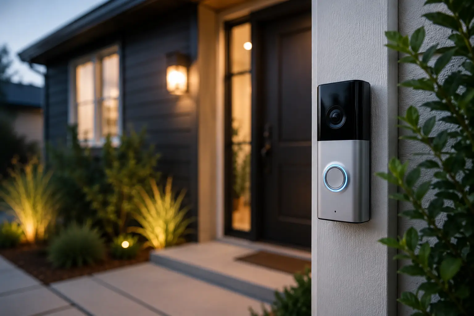 doorbell camera integrated with residential camera system