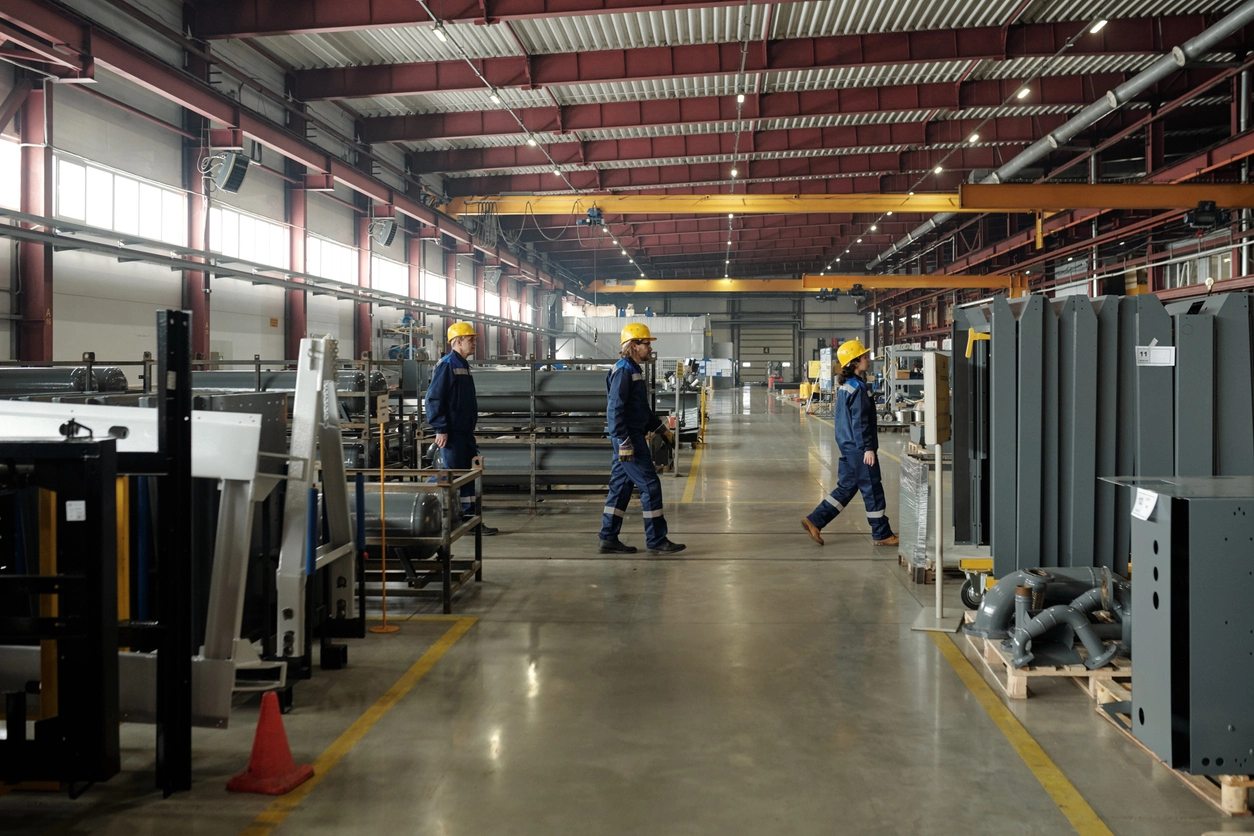 automotive factory sensitive area surveillance cameras
