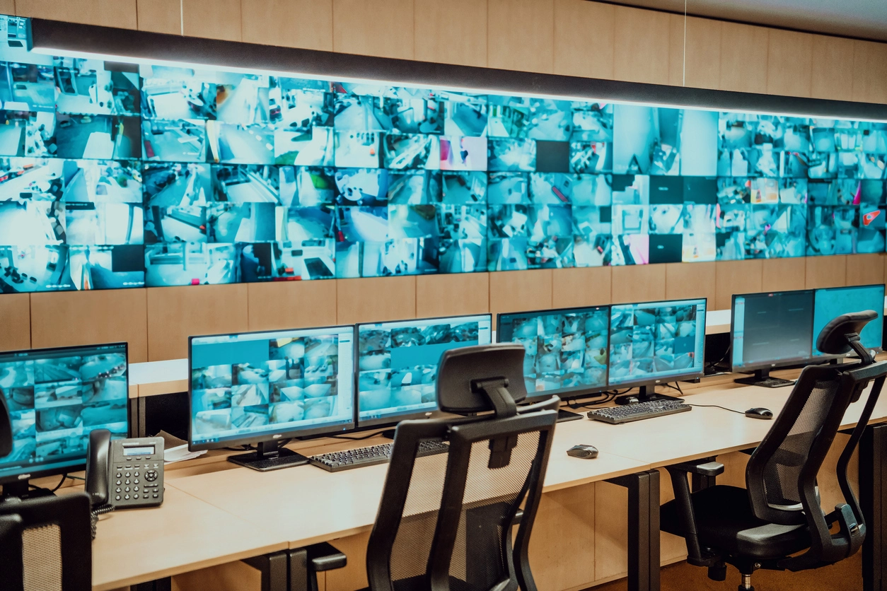 chain store locations managed through centralized surveillance