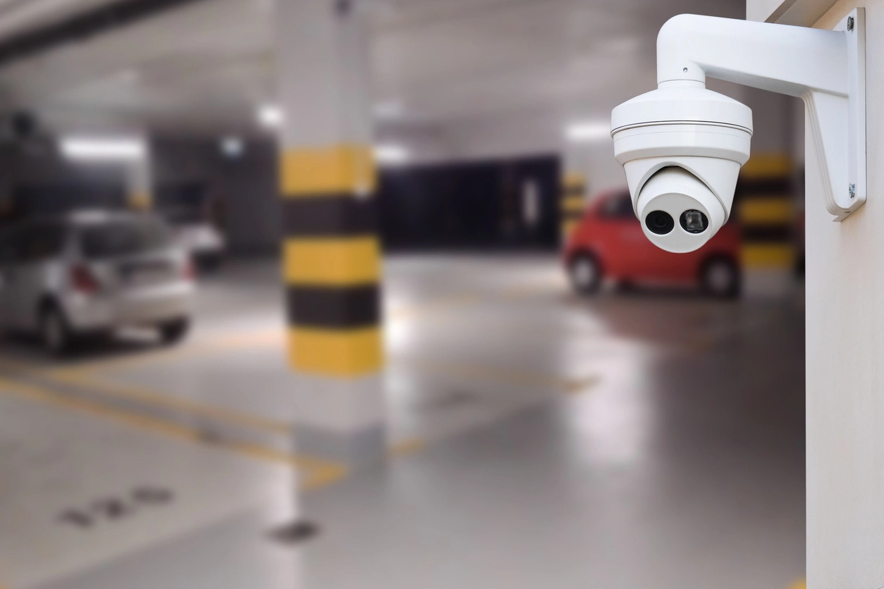 diagnostic facility parking lot surveillance cameras