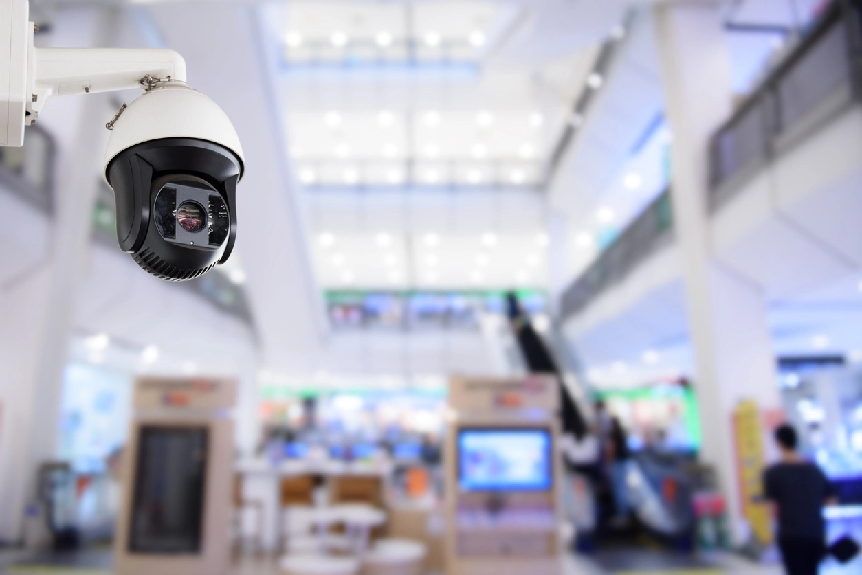 financial retailer controlled area surveillance cameras