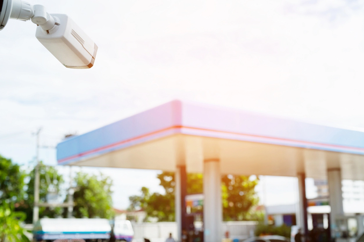 gas station surveillance cameras for drive-off incident review