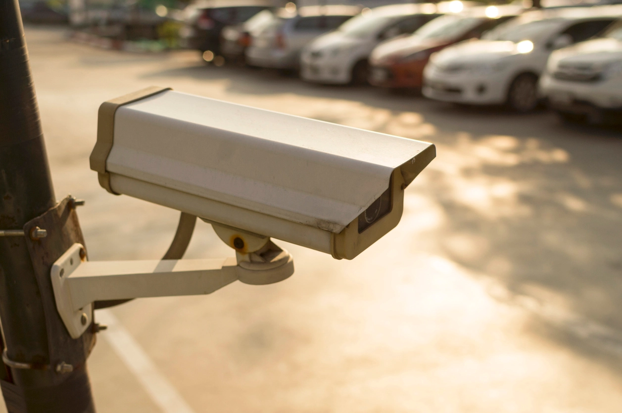 hospital parking garage surveillance cameras