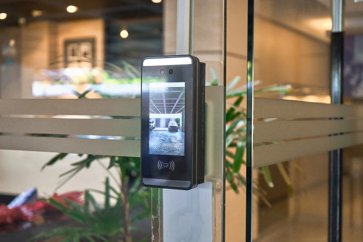 hotel restricted area surveillance cameras