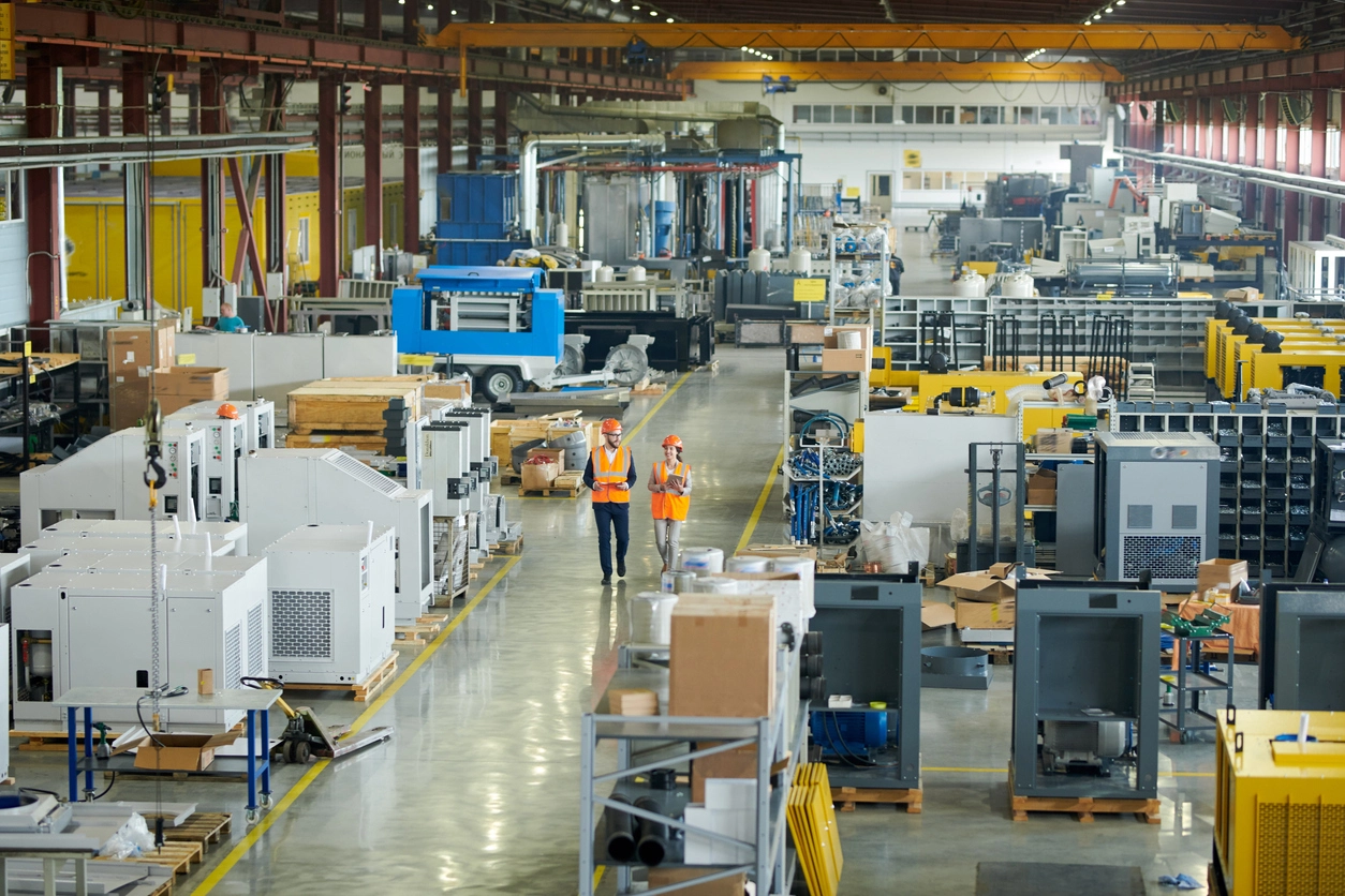 manufacturing production floor surveillance cameras