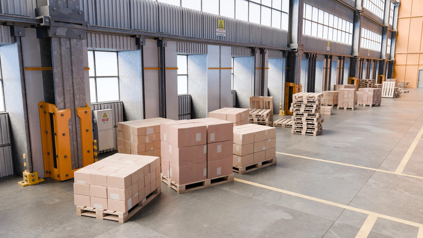pharmaceutical warehouse loading dock surveillance cameras