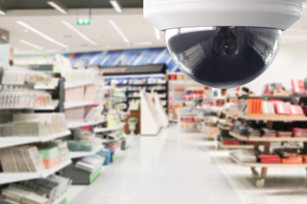 pharmacy retail floor surveillance cameras