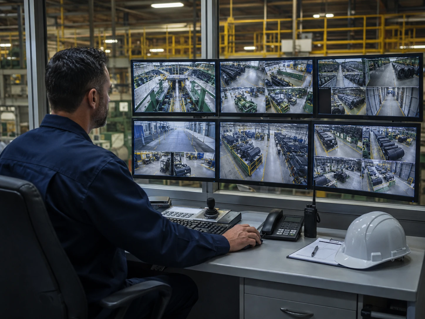 remote rubber factory surveillance monitoring