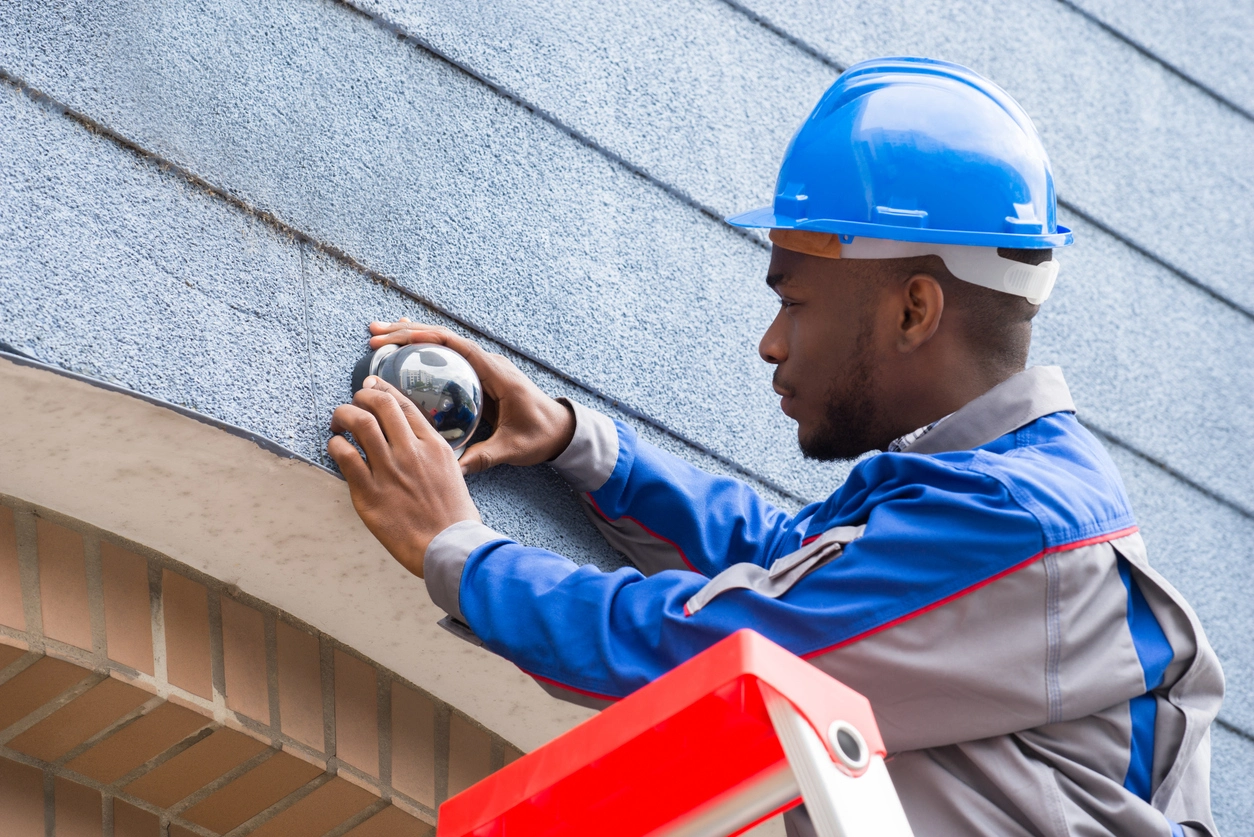 professional security camera installation by Camera Security Now technician