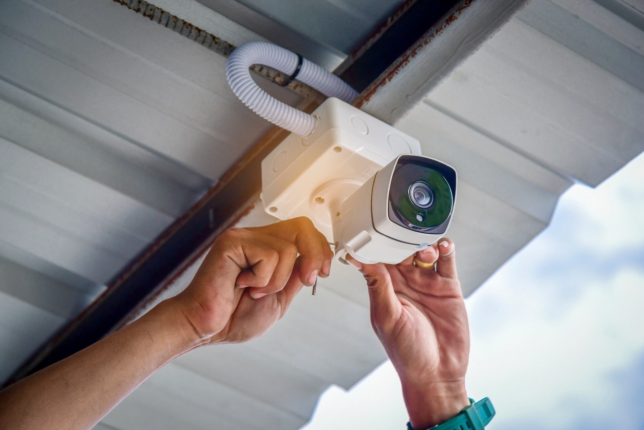 professional security camera installation and field operations