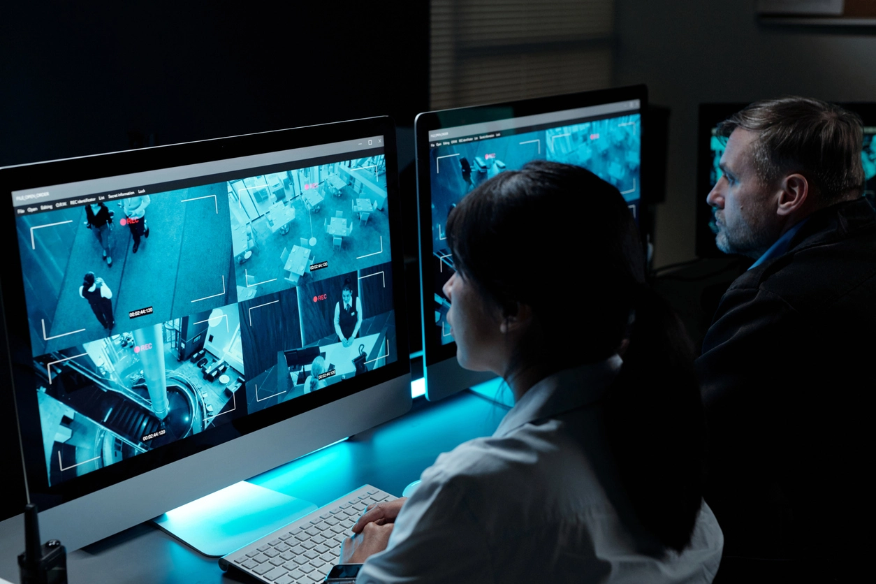 retail security cameras managed through a centralized video platform