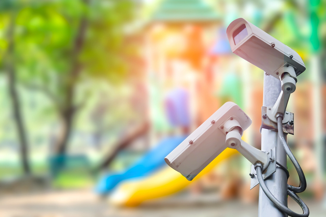 object tracking security camera monitoring campus pedestrian activity