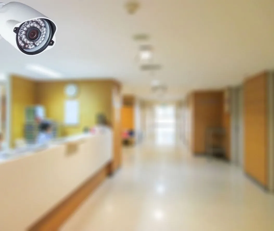 AI video analytics for healthcare facility security