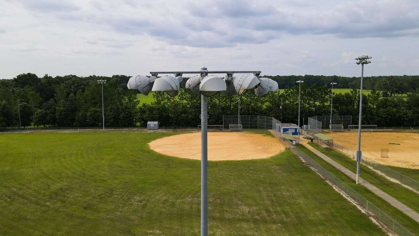 security camera monitoring school athletic field concession stand
