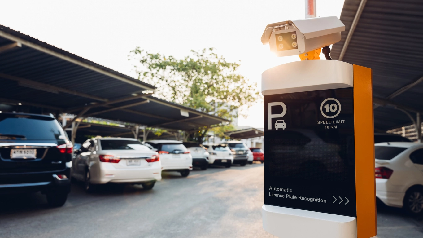security camera monitoring transit authority bus facility and vehicle area