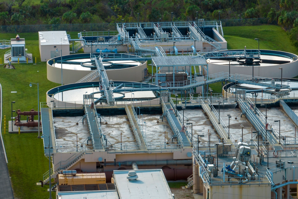water treatment facility surveillance security cameras