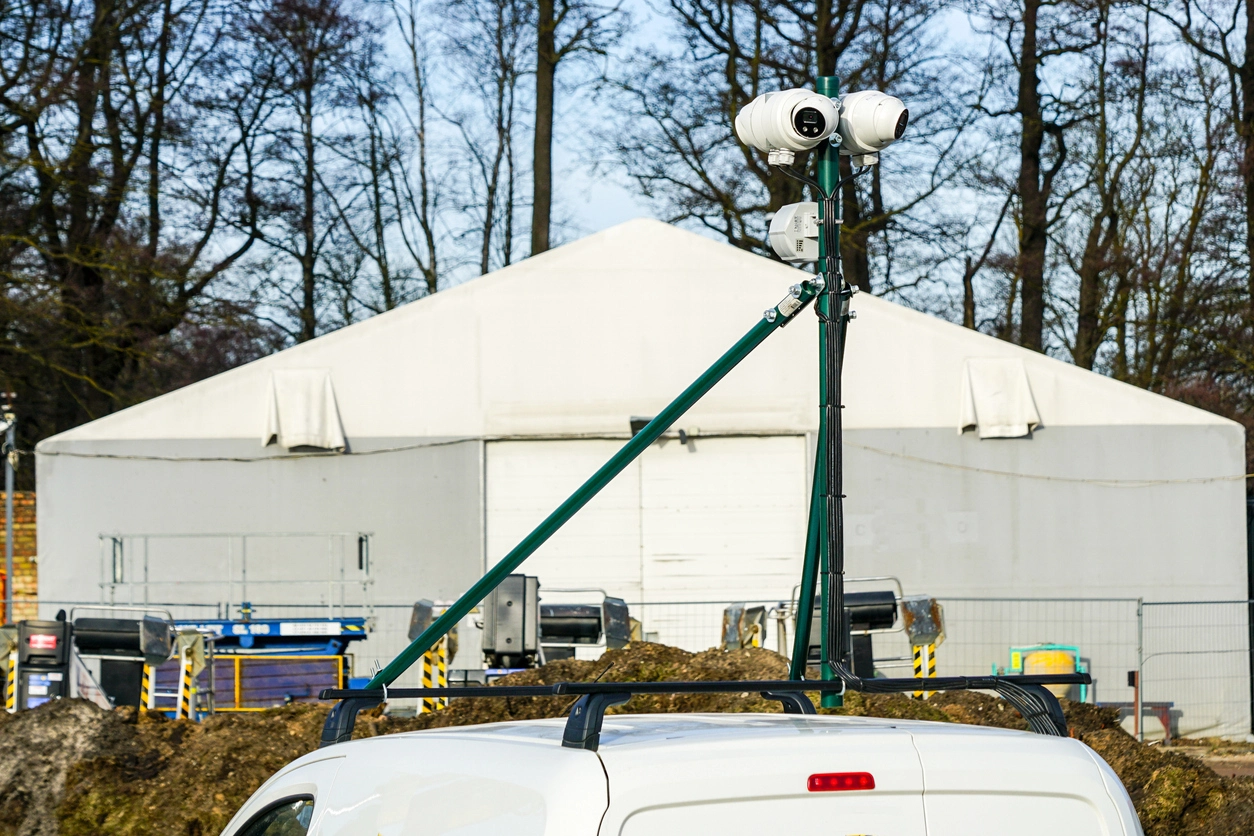 temporary event security camera rental system monitoring venue entrance