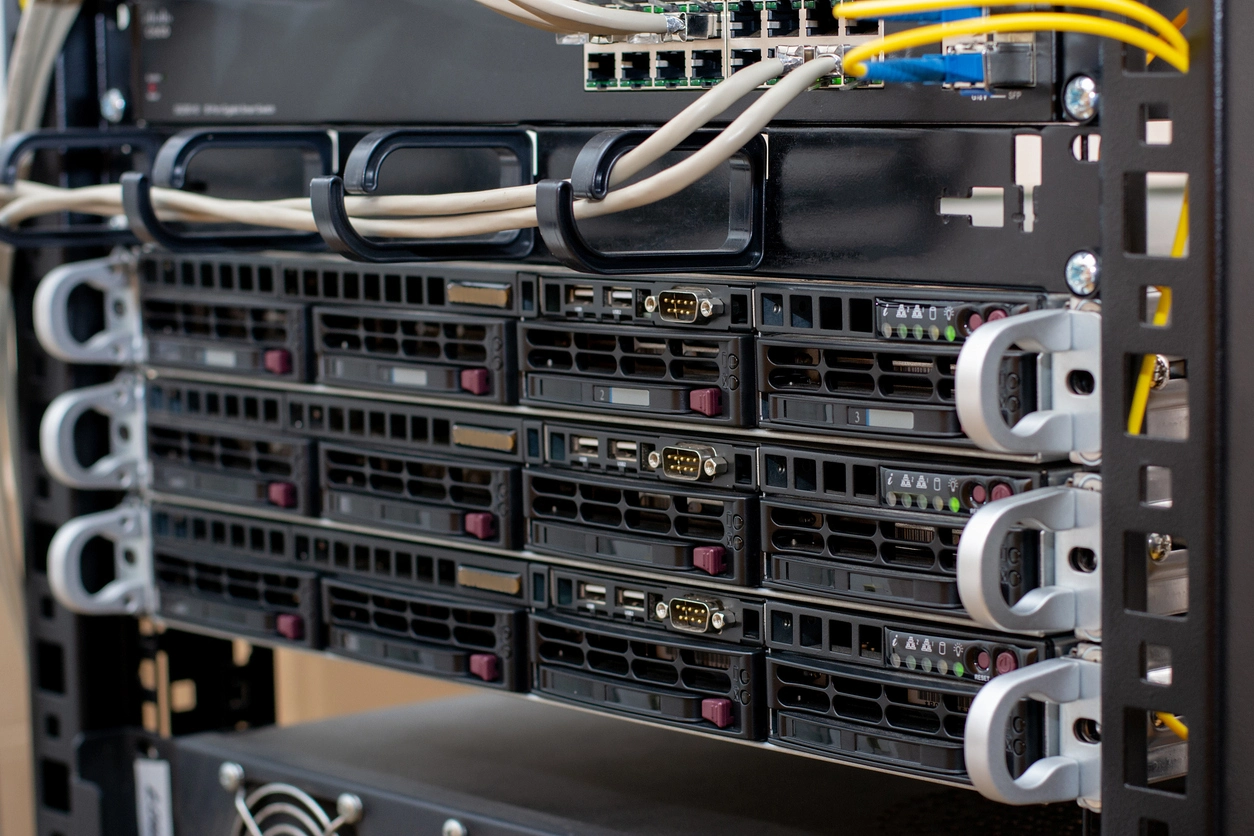 NVR RAID storage protecting surveillance footage for high value facility