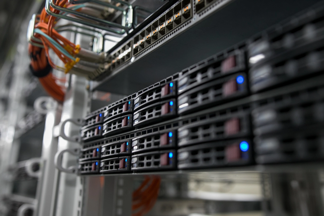 warehouse surveillance system with RAID storage for NVR footage
