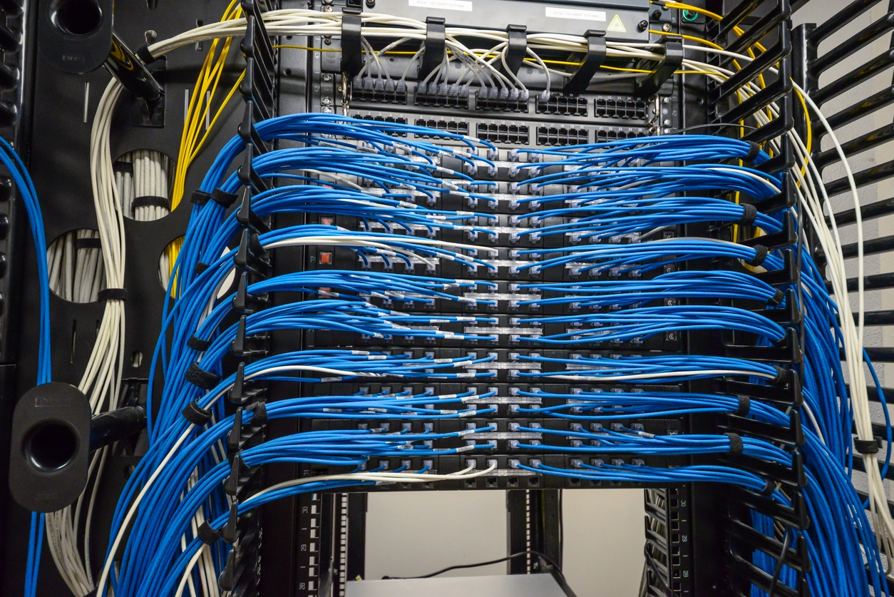 structured cabling installation for office network wiring