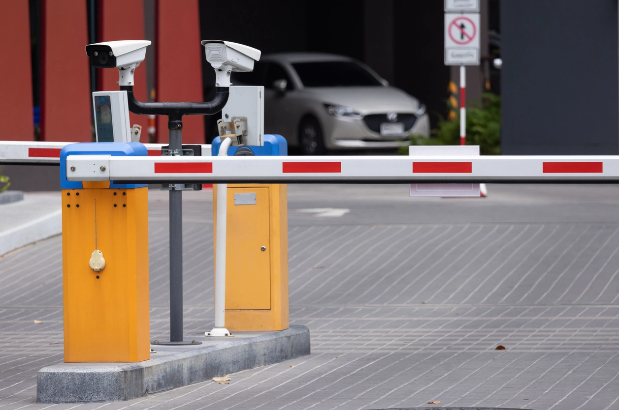 virtual site visit reviewing parking lot security camera needs
